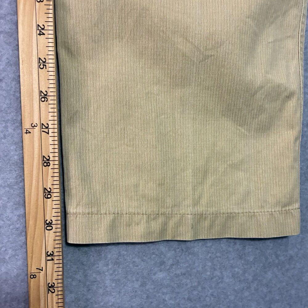 Meyer Comfort Stretch Chino Pants Men’s 38x32 Beige Khaki Non Iron Trousers - Picture 3 of 10